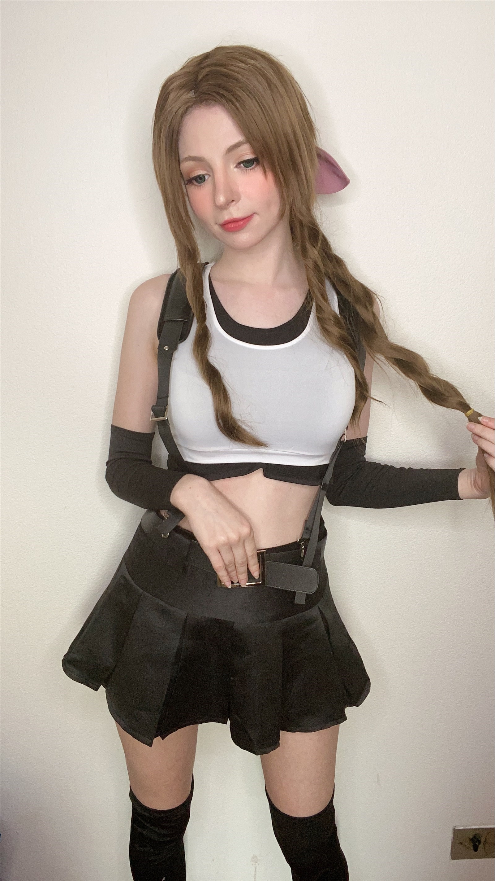 cos Peach milky - Aerith Tifa Swap(48)